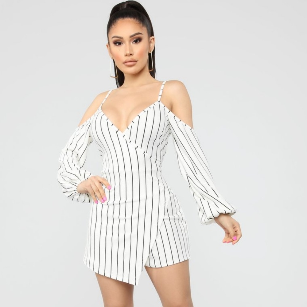 Pinstripe romper